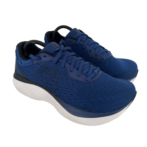 Topo Athletic Atmos Running Shoes Mens Size 10 Wide Navy Blue ZipFoam Sneakers - Picture 1 of 16